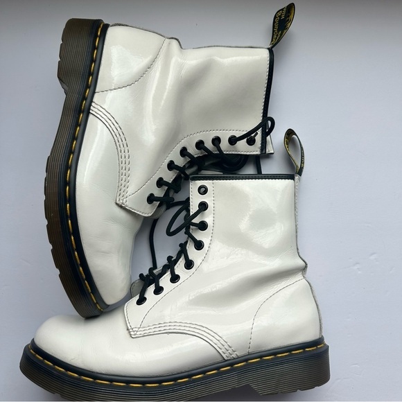 Dr. Martens Shoes - Dr martens woman’s white boots